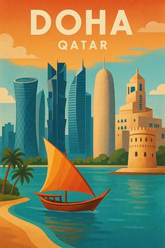 Doha van Poster Art Shop