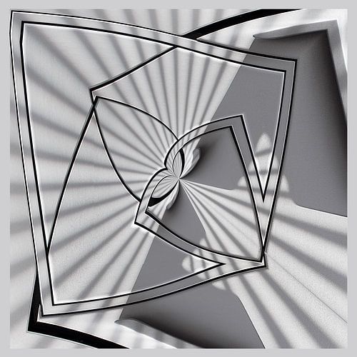 Linien und Schatten (Optische Kunst) von Hans Levendig (lev&dig fotografie)
