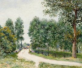 Alfred Sisley,Der Weg des heiligen Mammes, morgens