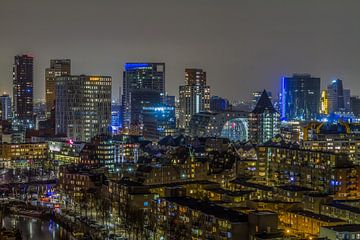 Skyline of Rotterdam by MS Fotografie | Marc van der Stelt