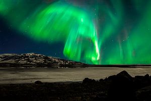 Nordlichter, Aurora Borealis. Island