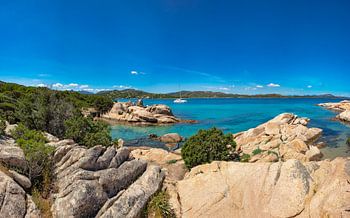 Wilde Felsen bei Spiaggia dei Marmi, Monte Petrosu, Sardinien, Italien