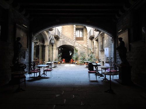 Doorkijk in Barcelona