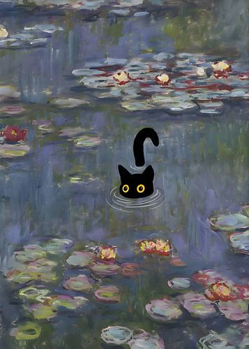 Katprint Monet Waterlelies