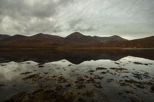Vue sur un lac sur Guus van Mieghem