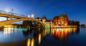 Insel Berlin (Panorama blaue Stunde)