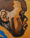 Portrait in profile of an African man by Jan Keteleer (JanKé): A Journey Beyond the Canvas thumbnail