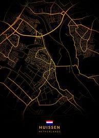Huissen Stadtplan von Kenda Maruyama