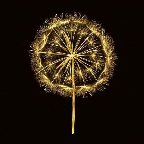 Abstract dandelion 1 by Studio Pieternel