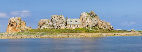Panorama van La Maison du Gouffre, Bretagne, Frankrijk