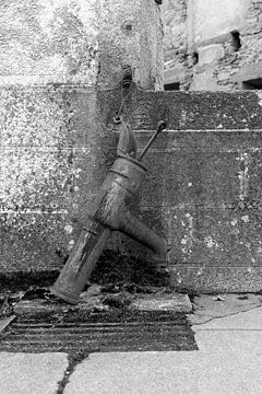 Oradour-sur-Glane, een overgebleven waterpomp van Humphry Jacobs