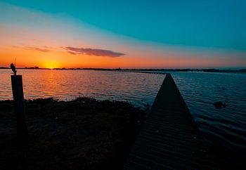 Sonnenuntergang am Steg