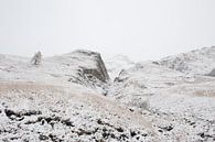 Baum in der schneebedeckten Berglandschaft von Remke Spijkers Miniaturansicht