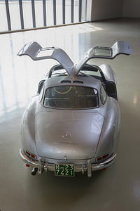 Heck des Mercedes 300 SL Flügeltürer