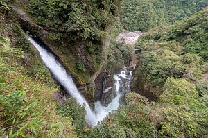Ecuador: Pailón Diablo waterval (Baños)
