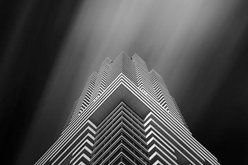Cooler Turm mit langer Belichtungszeit von Raoul Baart