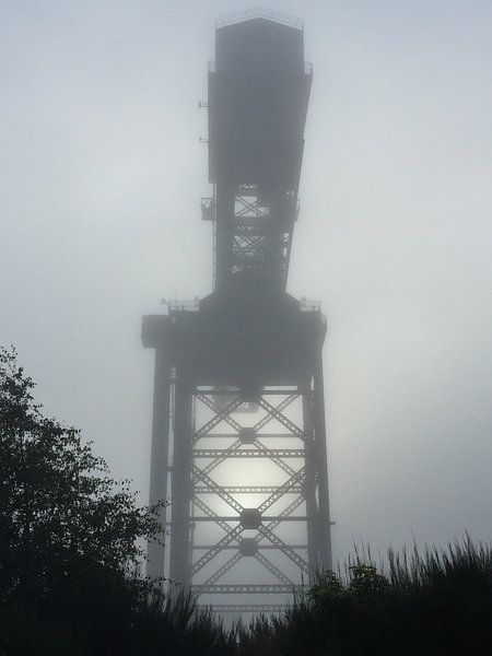 crane in the fog by SuperB Design