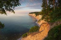 The chalk cliffs on the island of Rügen at the Baltic Sea