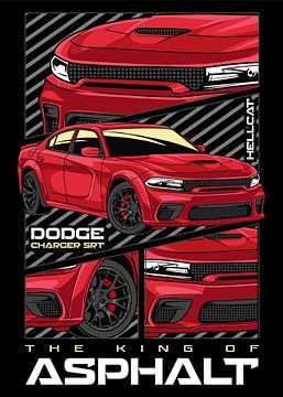 Dodge Charger SRT Hellcat Auto van Adam Khabibi