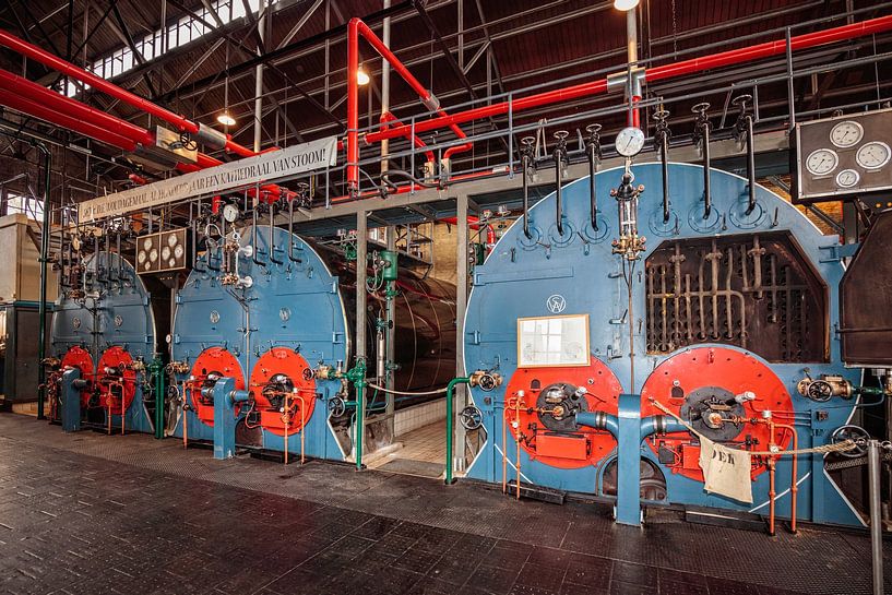 Kesselhaus Wouda Lemmer Pumpwerk von Rob Boon