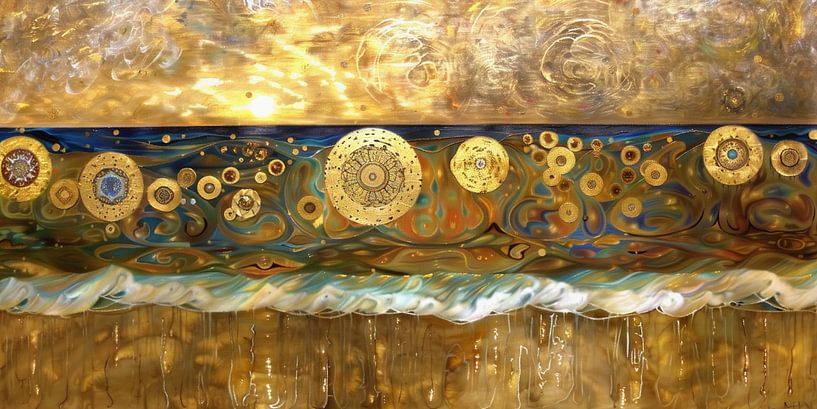 Golden Horizon and Celestial Circles by Whale & Sons