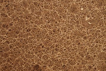 Digital Art Patroon Gekleurde gemarmerd bruine cellen van Michael Godlewski