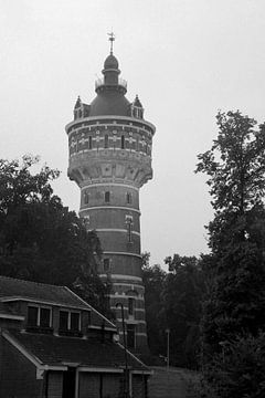 Deventer Watertoren Zwart/Wit van Fred Vester