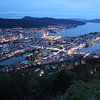 Blick auf Bergen, Norwegen von Sven Zoeteman