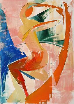 Abstract Woman In Colours by Eye catching paintings