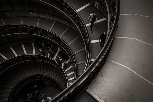 Vatican noir et blanc, Rome, Italie