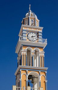Kirchturm auf Santorin, Griechenland