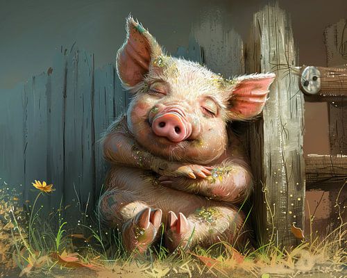 Freude am Schwein | Gelassene Schnauze Zen
