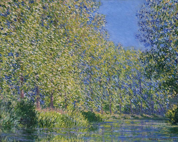 Claude Monet,Coude de l'Epte près de Giverny par finemasterpiece