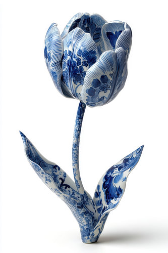 Delfts blauwe tulp, botanische bloem
