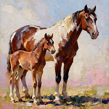The Beauty of Horses – Meadow of New Beginnings by Johannas Art Creations