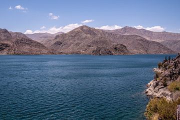 Hiking at Puclaro Reservoir, Chile by Thomas Riess