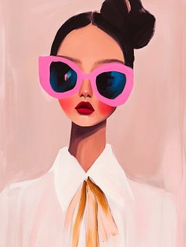 Zij ziet alles door een roze bril van Carla Van Iersel