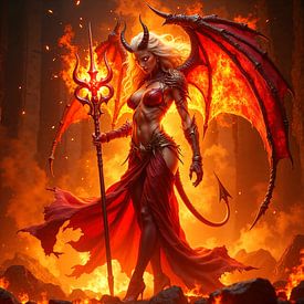 INFERALITH – The female devil walks through hell by INFERAURUM