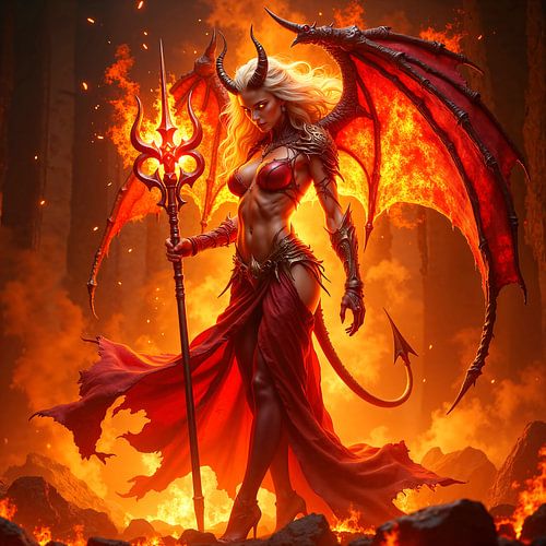 INFERALITH – De vrouwelijke duivel die door de hel schrijdt