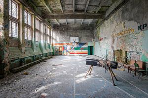 Lost Place - russische Hinterlassenschaften - Sporthalle