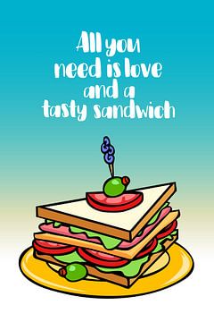 Love and Sandwich van Harry Hadders