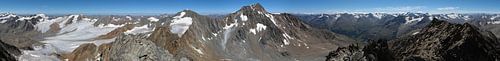 Mountain Panorama of Vorderer Brochkogel 
