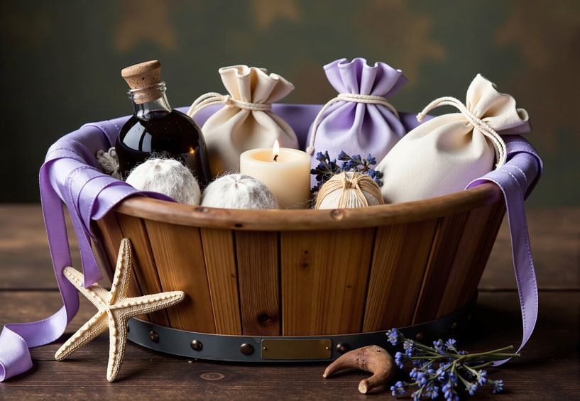 Spa Artikelen in Houten Mand van Markus Gann