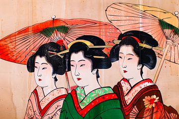 malerische japanische Kunst von Egon Zitter