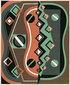 Kollektion Dekorationen und Farben 08 (1930) von Georges Valmier