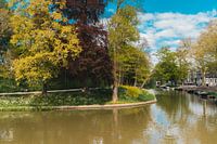 Der Kanal in Utrecht, Niederlande