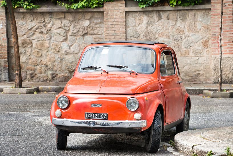 Klassieke Fiat 500 van Aukelien Philips