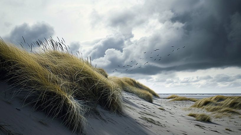 Strandspaziergang in den Hamptons von fernlichtsicht