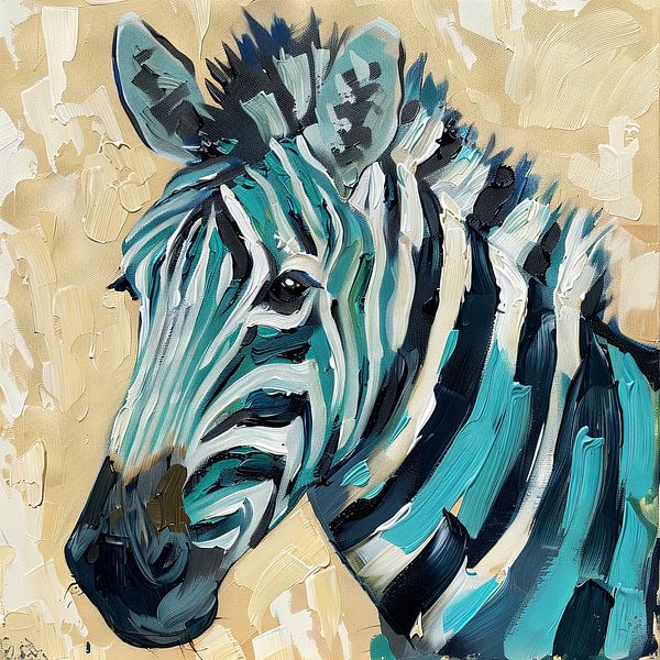Zebra van Poster Art Shop