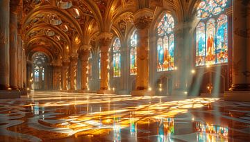 Kathedraal artistiek panorama van TheXclusive Art
